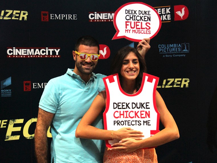 Deek Duke Avant Premiere of The Equalizer